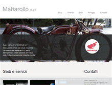 Tablet Screenshot of mattarollo.it